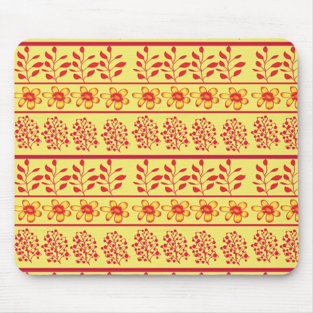 Super-Gelbe Mausunterlage Mousepad (Vorne)
