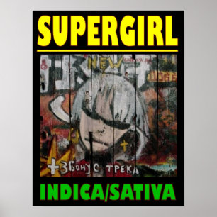 SUPER GIRL INDICA SATIVA POSTER