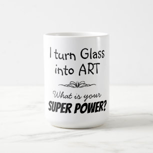 Super Glas Künstler Tasse