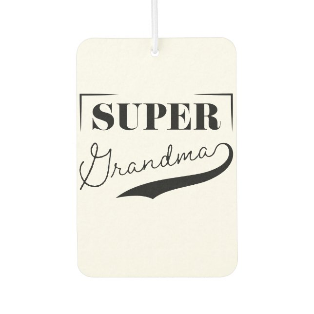 Super Grandma Autolufterfrischer (Vorderseite)