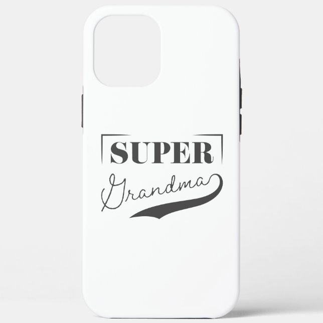 Super Grandma Case-Mate iPhone Hülle (Rückseite)
