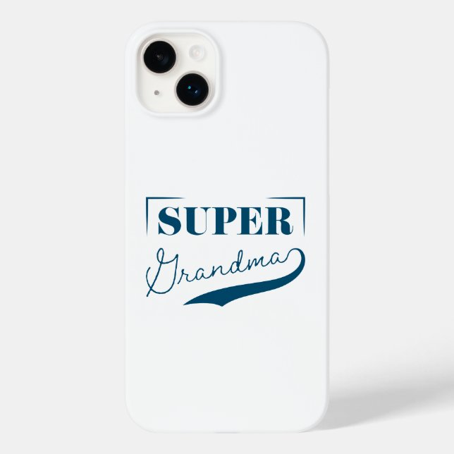 Super Grandma Case-Mate iPhone Hülle (Rückseite)