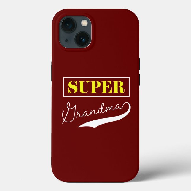 Super Grandma Case-Mate iPhone Hülle (Rückseite)