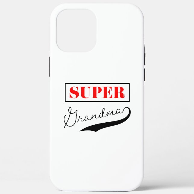 Super Grandma Case-Mate iPhone Hülle (Rückseite)