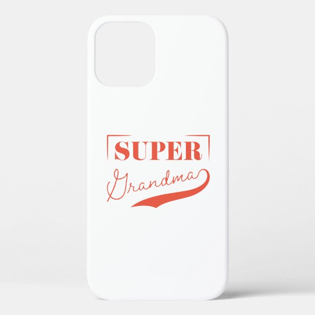 Super Grandma Case-Mate iPhone Hülle (Rückseite)