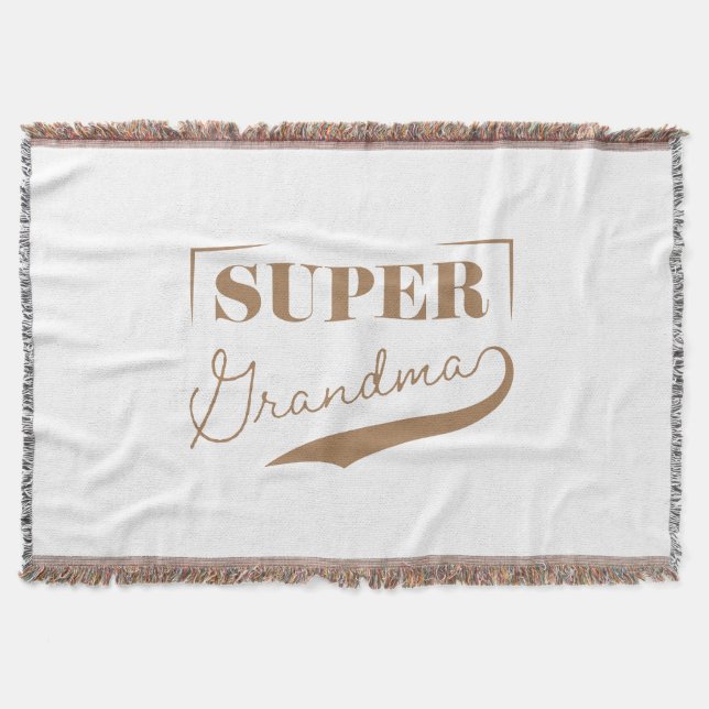 Super Grandma Decke (Vorderseite)