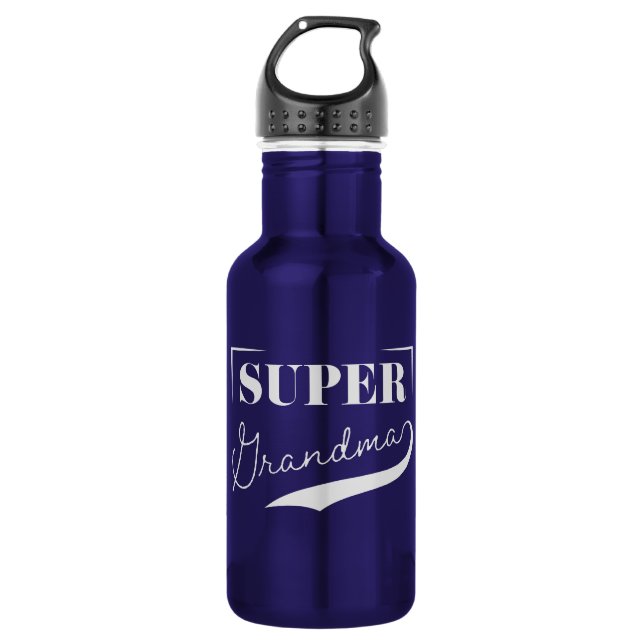 Super Grandma Edelstahlflasche (Vorderseite)