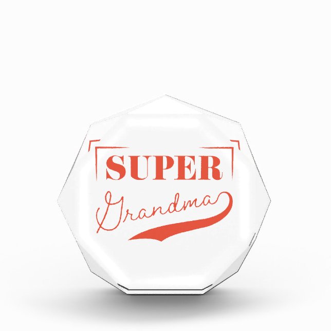 Super Grandma Fotoblock (Vorderseite)