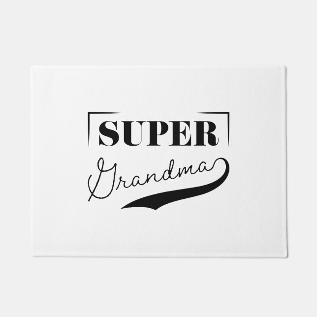 Super Grandma Fußmatte (Vorderseite)