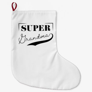 Super Grandma Großer Weihnachtsstrumpf