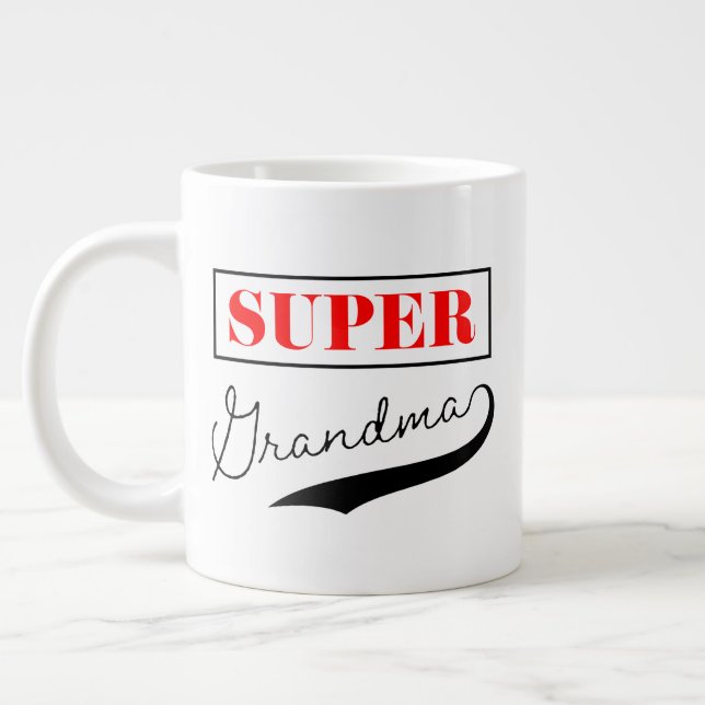 Super Grandma Jumbo-Tasse (Links)