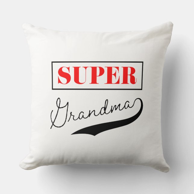 Super Grandma Kissen (Vorderseite)