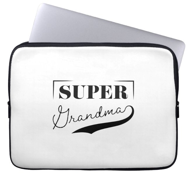 Super Grandma Laptopschutzhülle (Vorderseite)