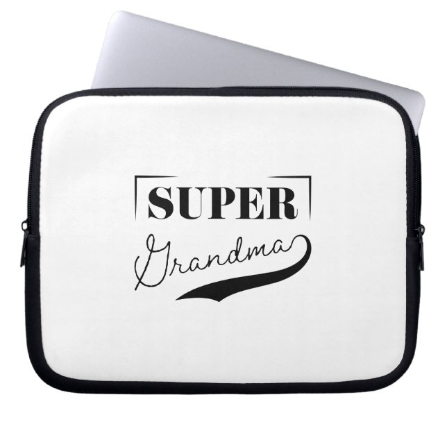 Super Grandma Laptopschutzhülle (Vorderseite)