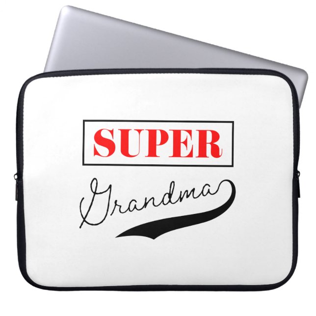 Super Grandma Laptopschutzhülle (Vorderseite)