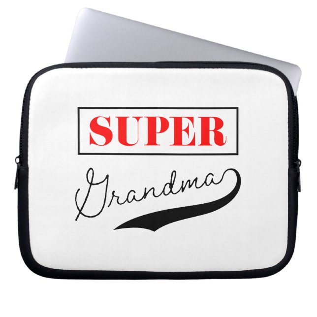 Super Grandma Laptopschutzhülle (Vorderseite)