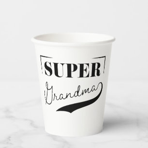 Super Grandma Pappbecher