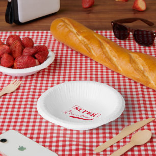 Super Grandma Pappteller