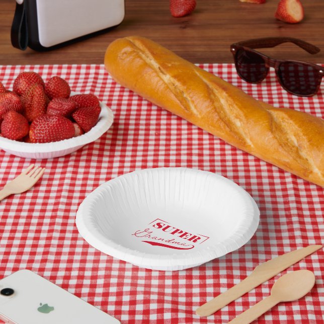 Super Grandma Pappteller (Picknick)