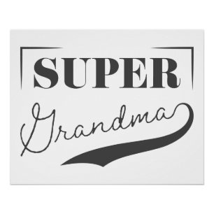 Super Grandma Poster