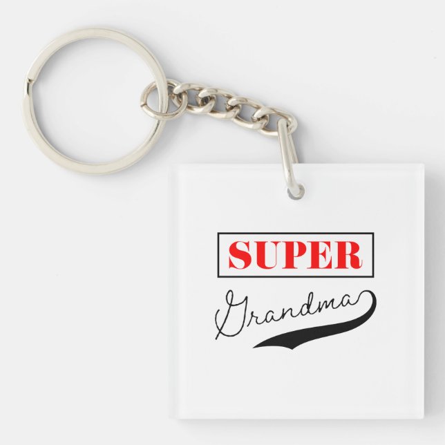 Super Grandma Schlüsselanhänger (Vorderseite)