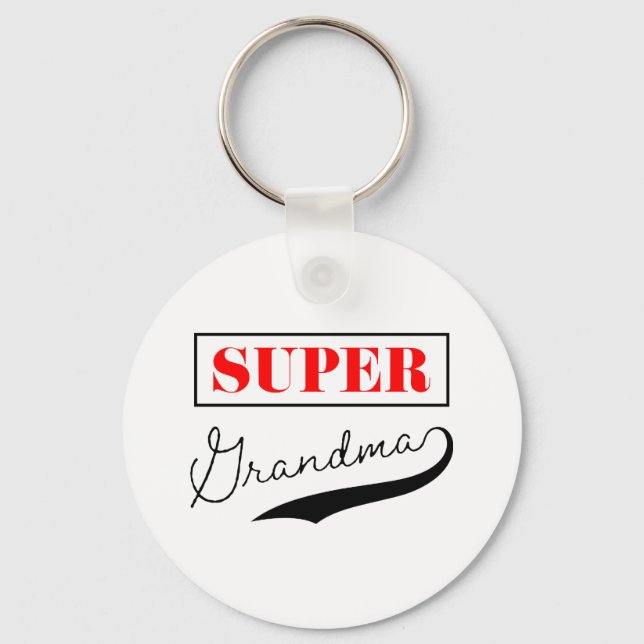 Super Grandma Schlüsselanhänger (Vorderseite)