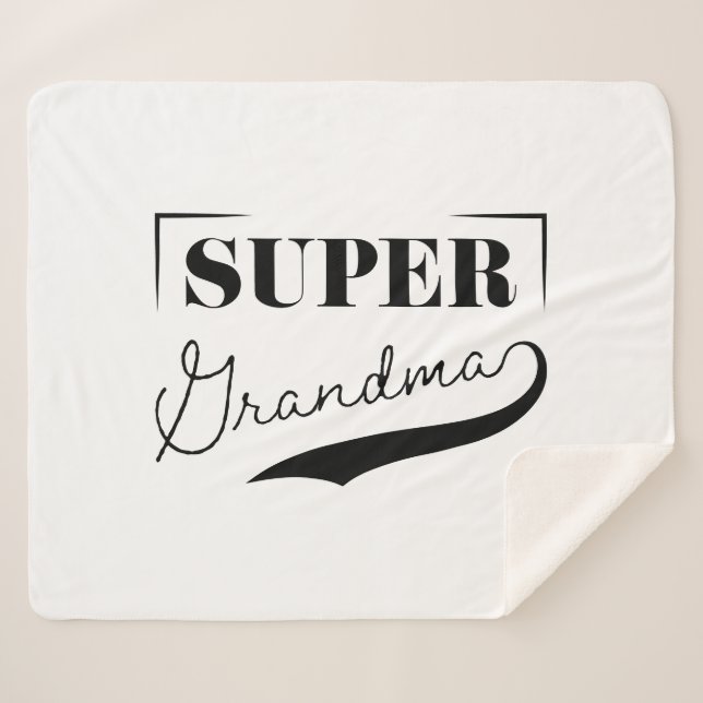 Super Grandma Sherpadecke (Vorderseite (Horizontal))
