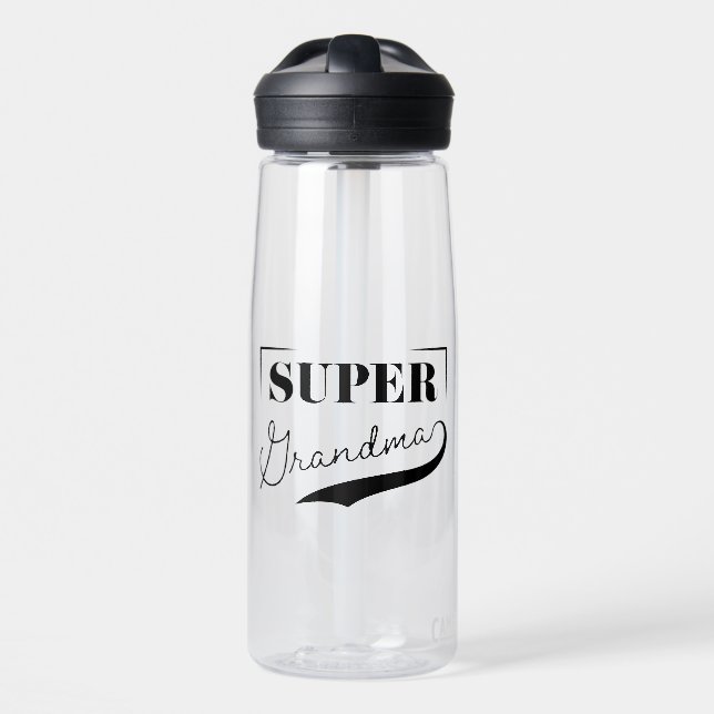 Super Grandma Trinkflasche (Vorne)
