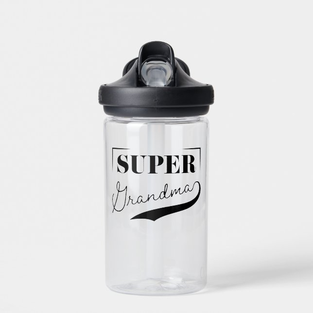 Super Grandma Trinkflasche (Vorne)