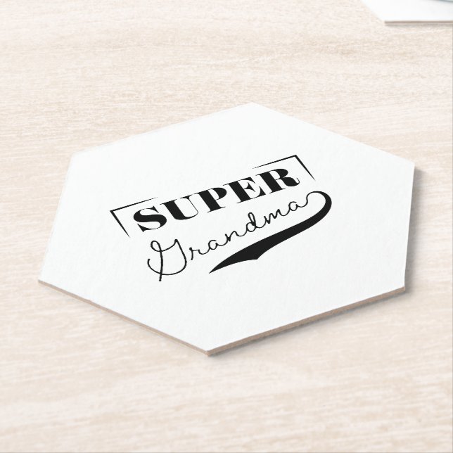 Super Grandma Untersetzer (angewinkelt)