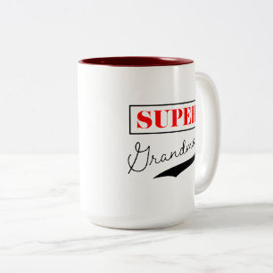 Super Grandma Zweifarbige Tasse
