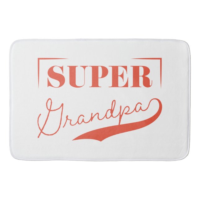 Super Grandpa Badematte (Vorderseite)