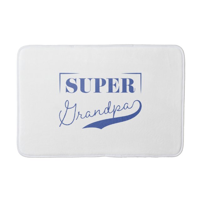 Super Grandpa Badematte (Vorderseite)