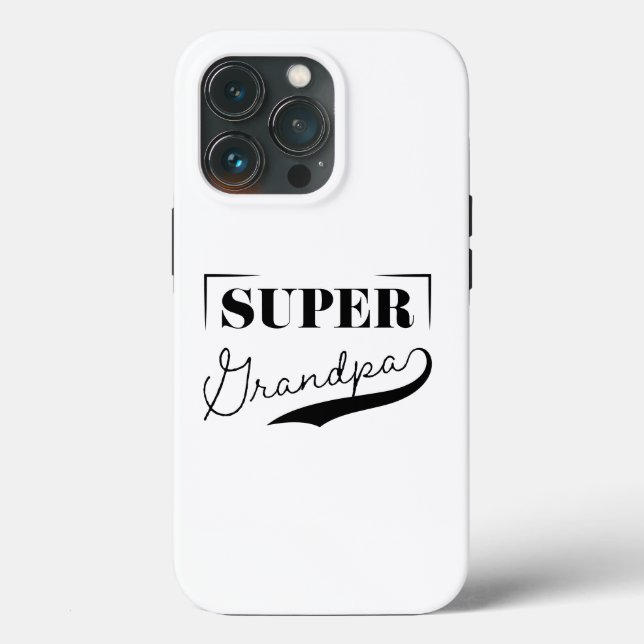 Super Grandpa Case-Mate iPhone Hülle (Rückseite)