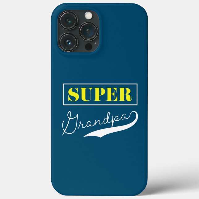 Super Grandpa Case-Mate iPhone Hülle (Rückseite)