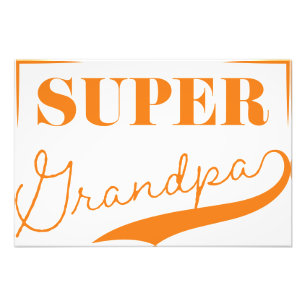 Super Grandpa Fotodruck