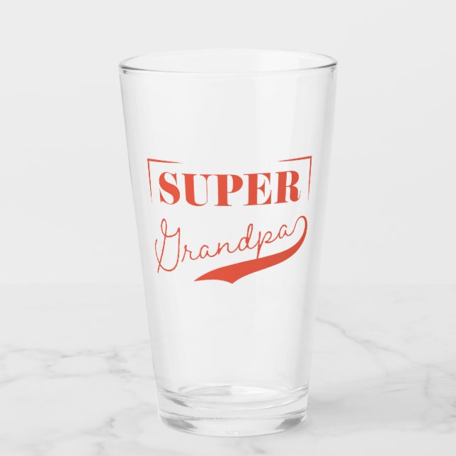 Super Grandpa Glas (Vorderseite)