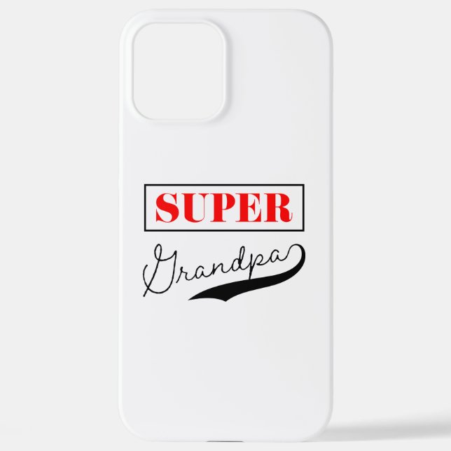 Super Grandpa iPhone Hülle (Rückseite)