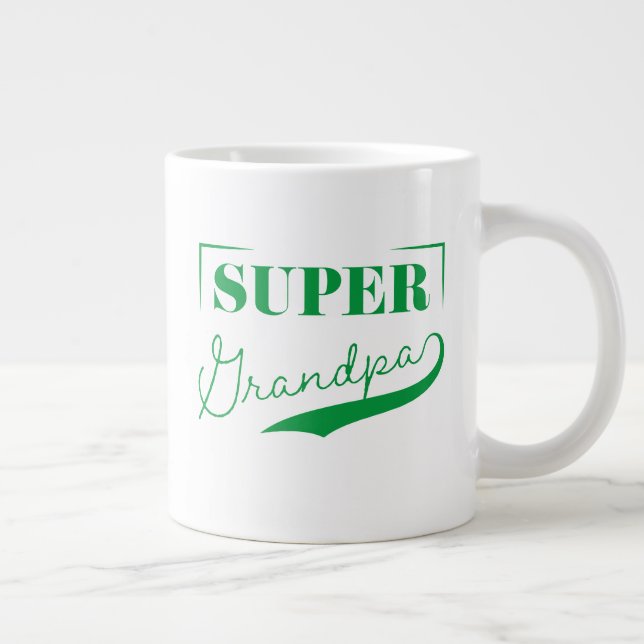 Super Grandpa Jumbo-Tasse (Rechts)
