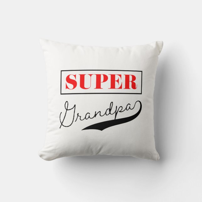 Super Grandpa Kissen (Vorderseite)