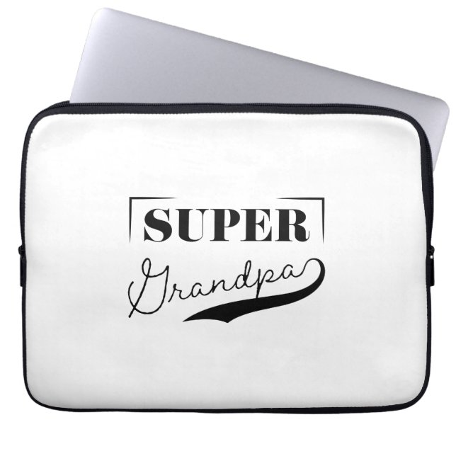 Super Grandpa Laptopschutzhülle (Vorderseite)