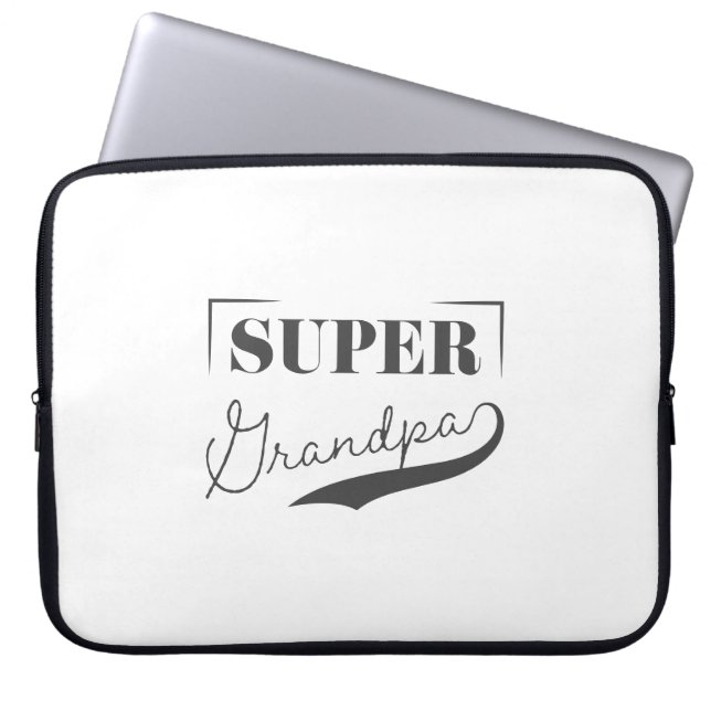 Super Grandpa Laptopschutzhülle (Vorderseite)