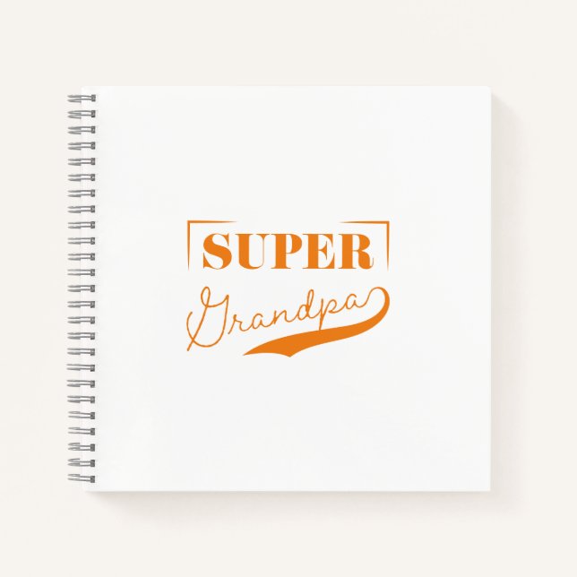 Super Grandpa Notizbuch (Vorderseite)