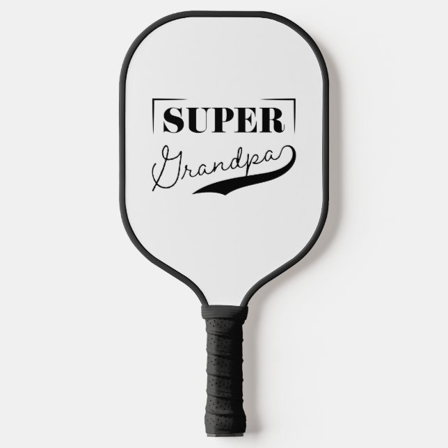 Super Grandpa Pickleball Schläger (Vorderseite)