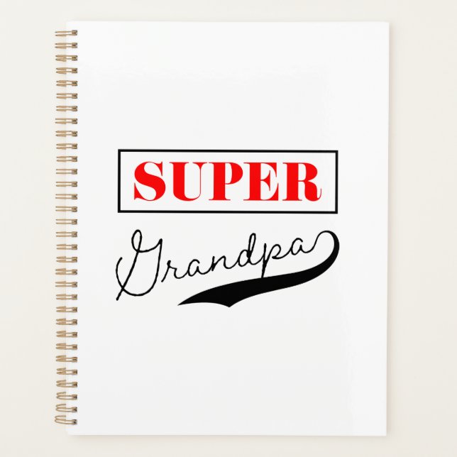 Super Grandpa Planer (Vorderseite)
