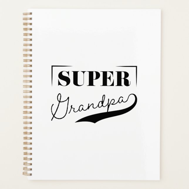 Super Grandpa Planer (Vorderseite)