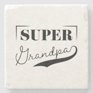 Super Grandpa Steinuntersetzer
