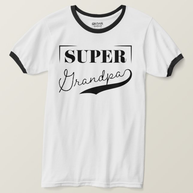 Super Grandpa T-Shirt (Design vorne)
