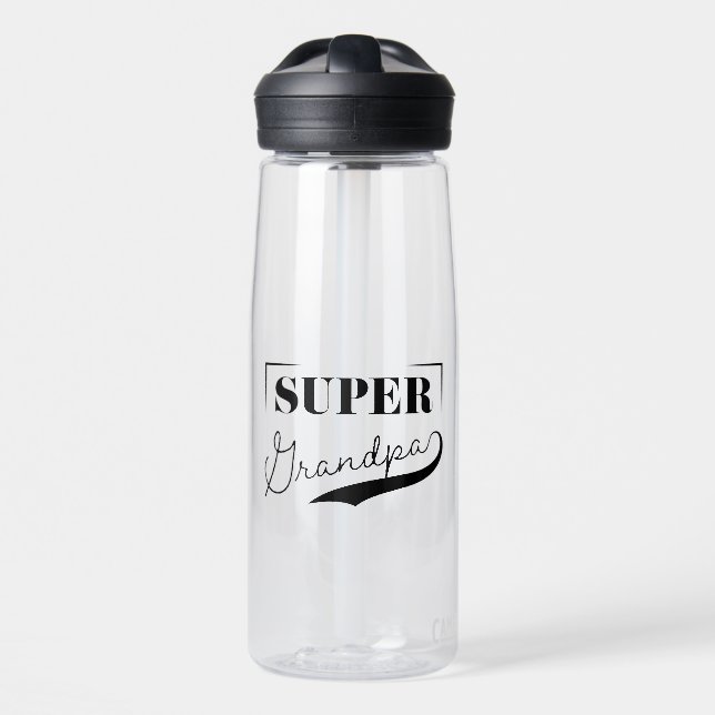 Super Grandpa Trinkflasche (Vorne)