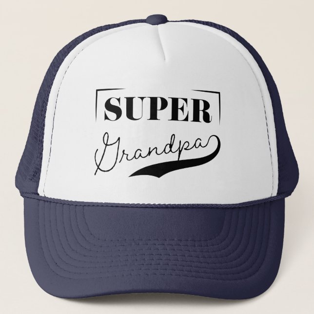 Super Grandpa Truckerkappe (Vorderseite)